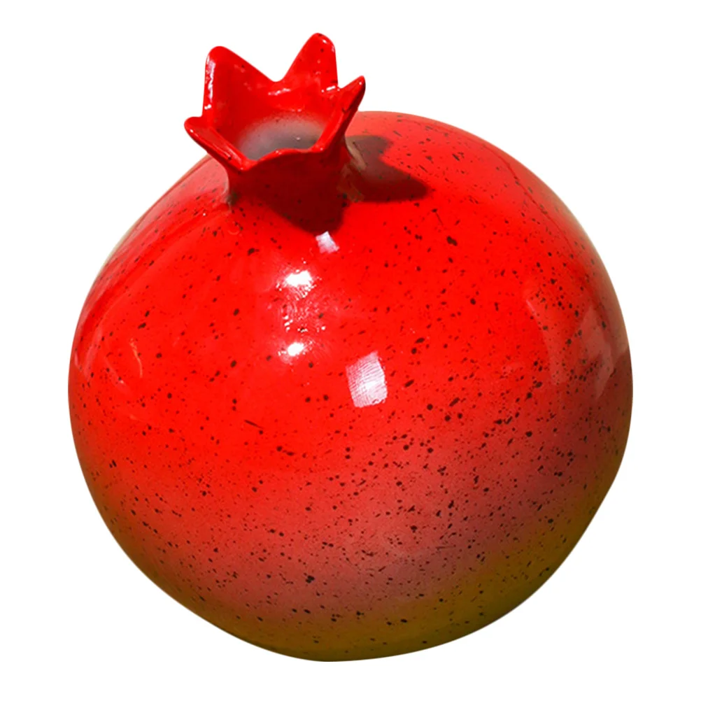 

Creative Ceramic Pomegranate Vase Luxurious Glaze Retro Design Flower Vase Decorative Desktop Hydroponics Vintage Ornament