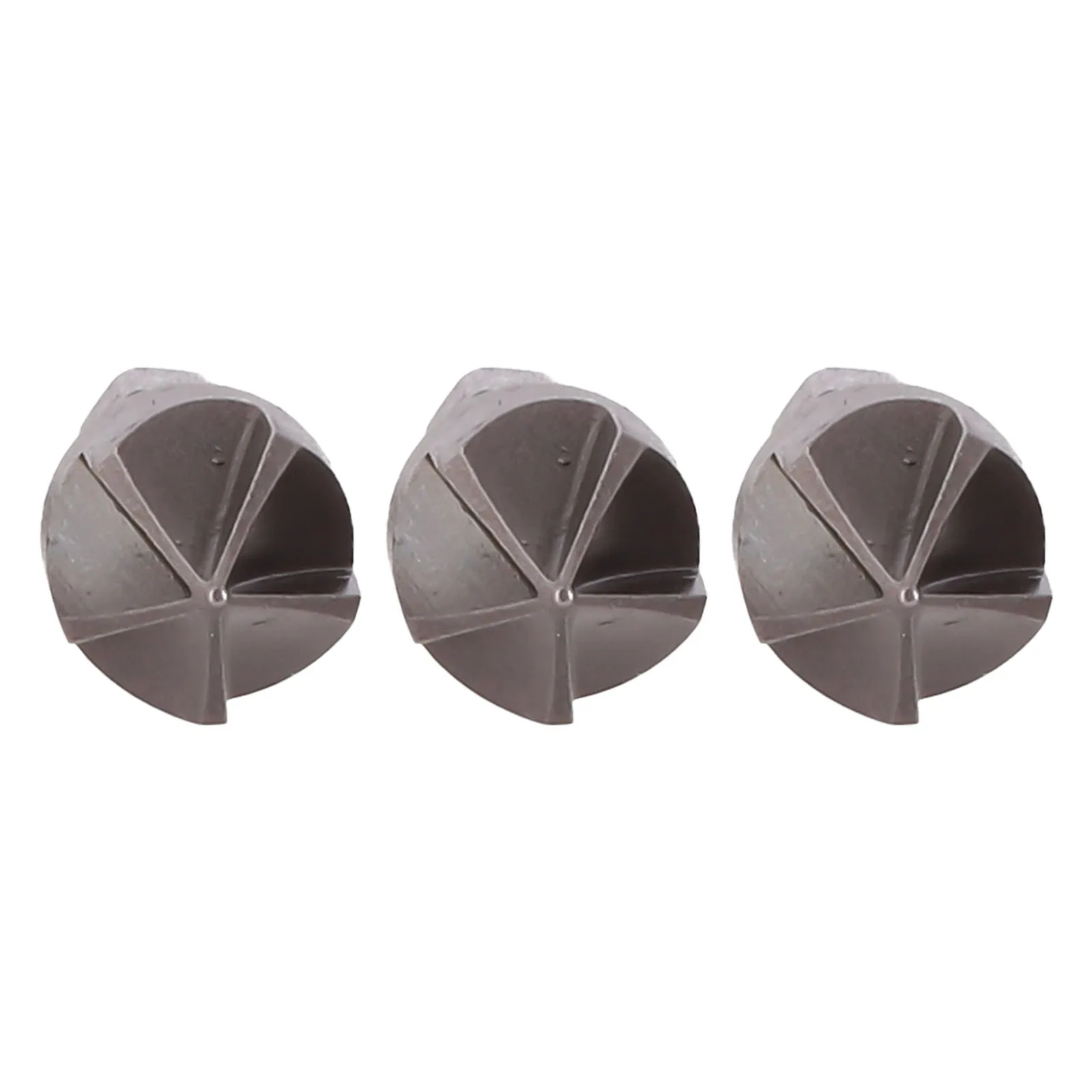 3PCS Hexagonal Shank Six-Blade Chamfering Tool Carbon Steel Sandblasting Chamfering-Knife Woodworking Hole Opener Countersink