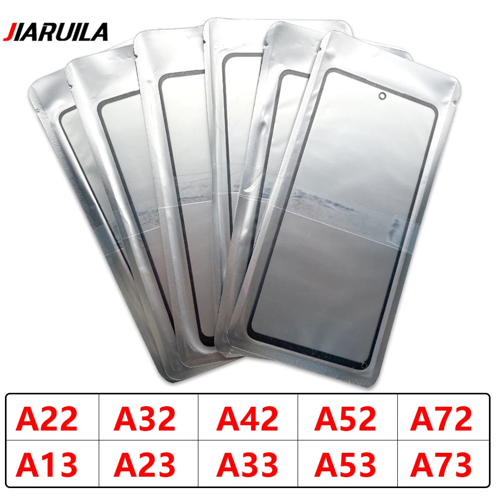 Nowy szklany przedni obiektyw OCA LCD do Samsung A13 A22 A23 A32 A33 A52 A53 A72 A73 A42 4G 5G Panel dotykowy
