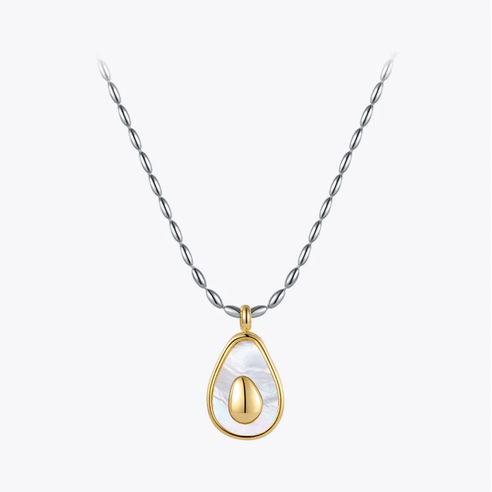 Avocado Chain Necklace For Women Cute Fruit Necklaces 2022 Stainless Steel Fashion Jewelry Party Collier Femme