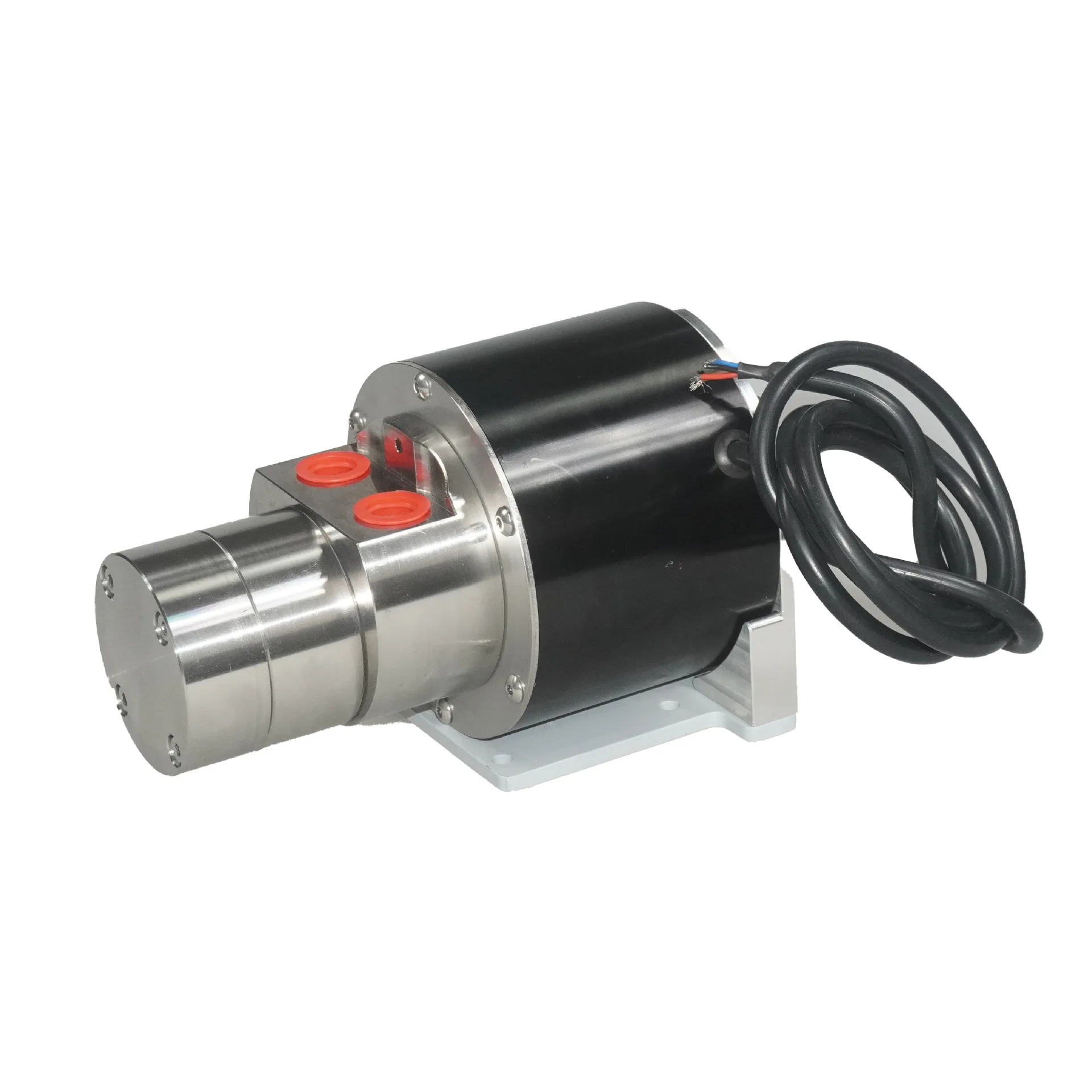 SOVOFLO 56SGEI6DCB98 Magnetic Gear Pump 6.1mL/rev 18.3LPM SUS 316 Body PEEK Gear PTFE Sealing with 24V DC Brushless Motor 240W