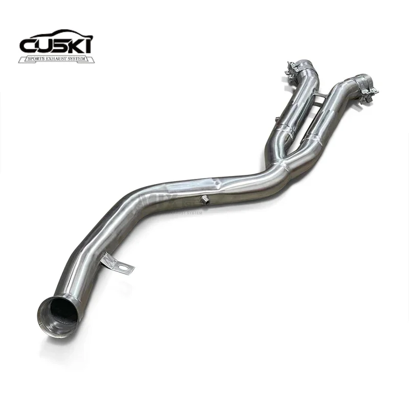 High Performance middle pipe with resonator, suitable for BMW Z4 3.0T G29 2019-2023 quality stainless steel Exhaust auto parts