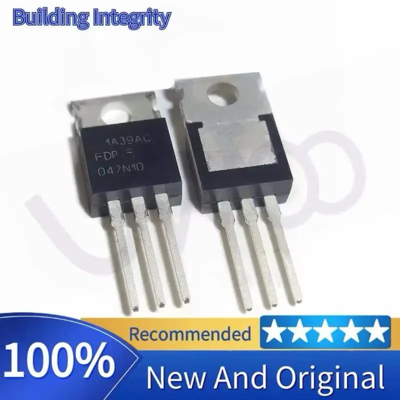 

10 шт. 100% оригинальный запас, новый FDP047N10 164A 100 В TO220