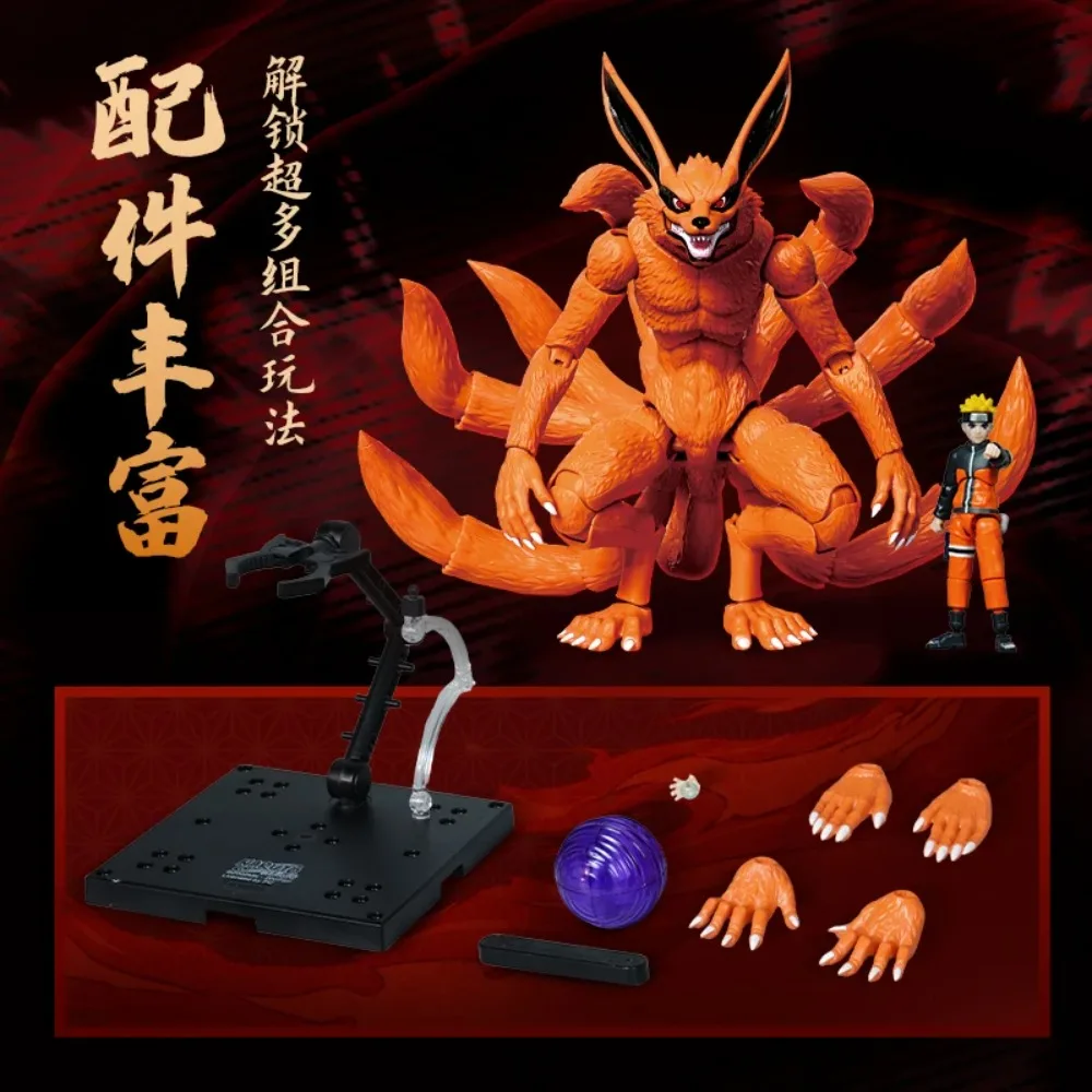 Blokees en Stock figurines d'action Naruto Uzumaki Boruto jouets Uzumaki Naruto Kurama modèle d'assemblage Champion classe Anime ornements