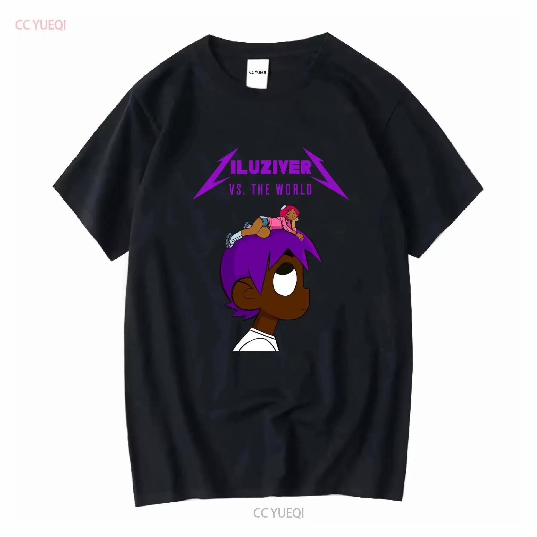 

Футболка Lil Uzi Vert в винтажном стиле, с длинными или короткими рукавами, винтажная, выстиранная, эластичная, уличная одежда, топ для повседневной носки.