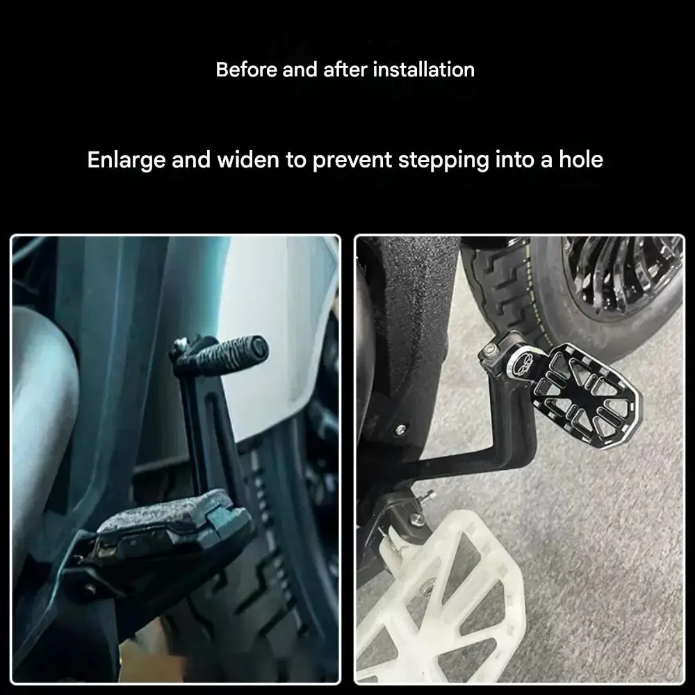Foot brake enlargement seat suitable for Benda Greystone ROCK 707 300 250 Chinchilla300 modification; foot brake pedal accessory