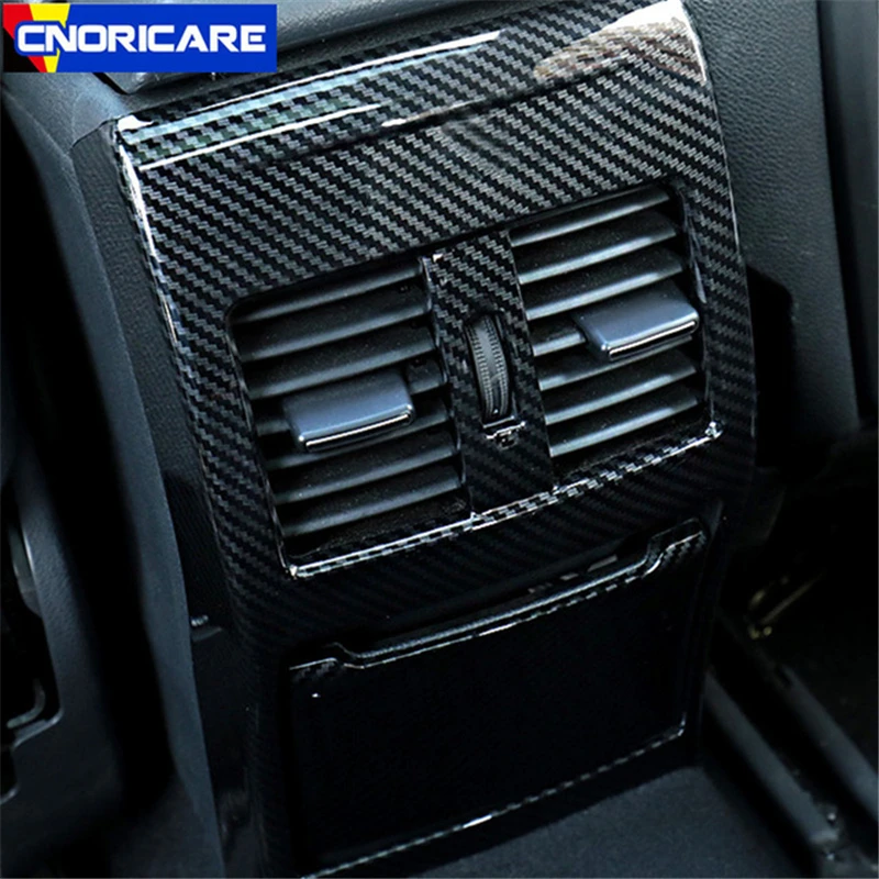 Center Console Air Condition Outlet Frame Decoration Carbon Fiber Style For Mercedes Benz CLA C117 GLA X156 Storage Box Decals