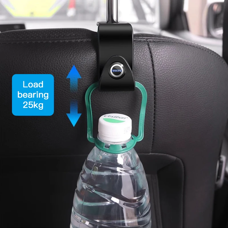 2 قطعة مقعد السيارة السنانير المقعد الخلفي تخزين قوس لفولفو Xc60 Xc90 V40 V60 S60 V50 V90 S80 C40 XC40 V70 XC70 C30 EX90 C70 Rdesign