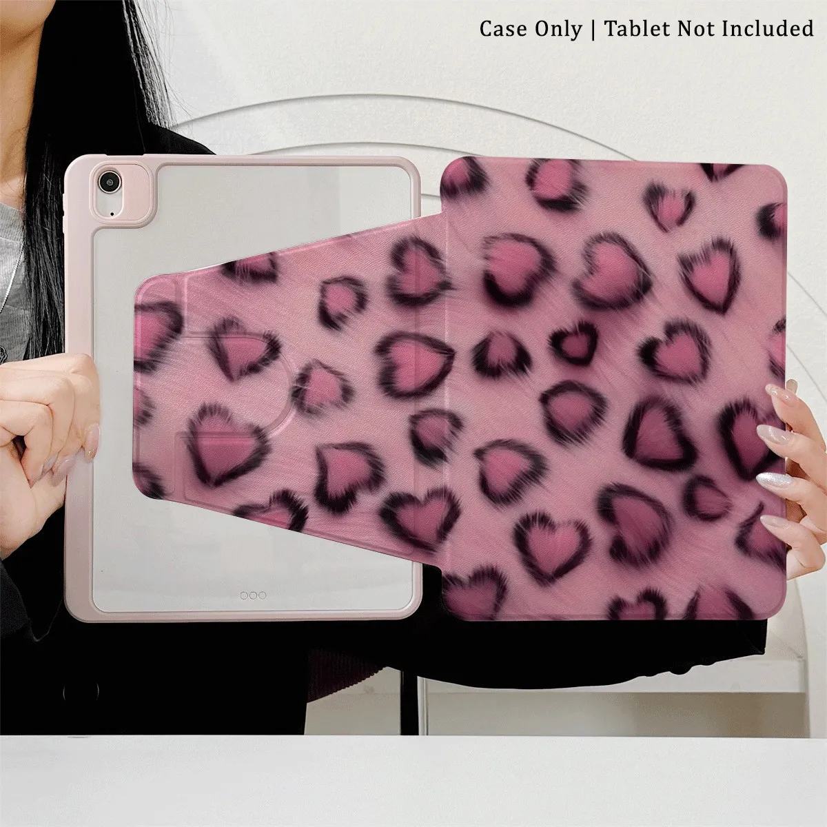 

360 ° Вращающийся складной чехол для легкой защиты вашей подушечки: совместим с iPad Air 6, Air 5,4,10,2024, air m3/a16 2025