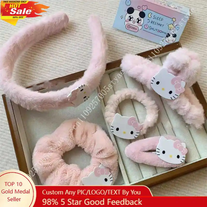 

1 Sanrio Hello Kitty Kuromi Fashion Hairband Cute and Trendy Ideal for Daily Wear Valentine'S Day Mother'S Day Birthday
