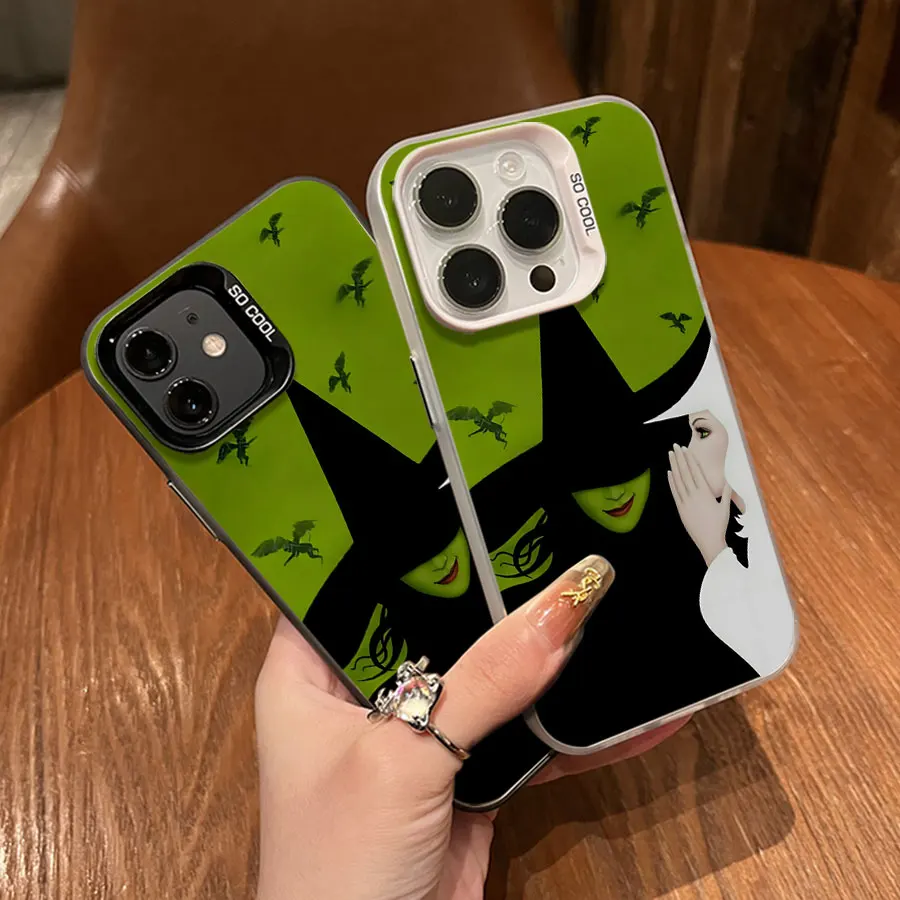 블랙 햇 그린 위치폰 아이폰 17에서 11 프로 맥스 플러스용