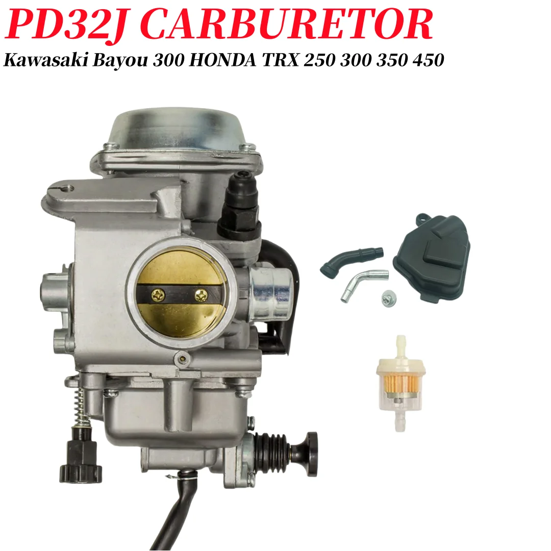 JINGKE Pd32j Carb 32mm Carburetor Bayou 300 250 300 350 450 Trx300 Trx 300 Fourtrax 300 1988-2000 Fourtrax Rancher Foreman Atv