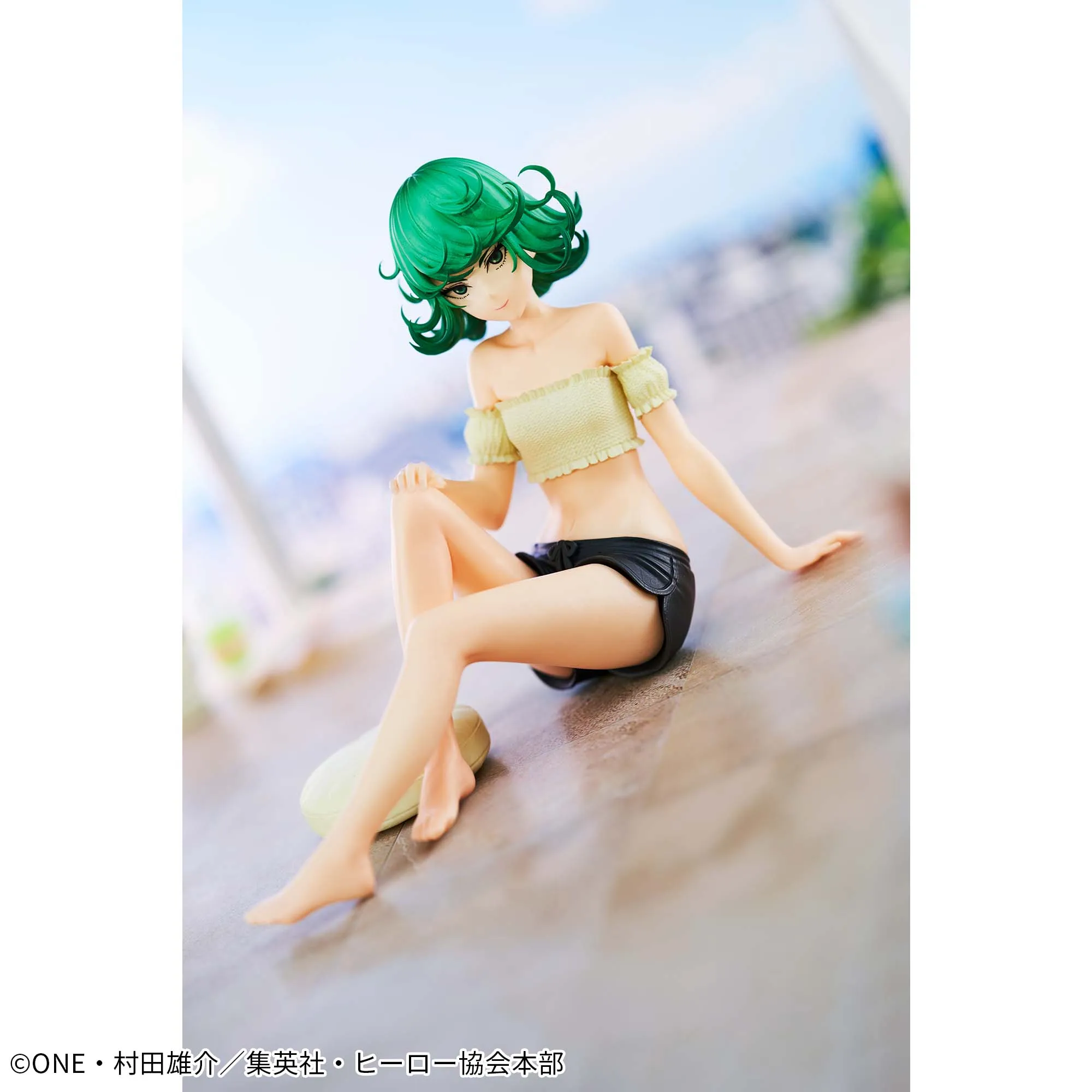 BANDAI ONE PUNCH MAN Tornado of Terror Tatsumaki Action Figures Model Relax Time BANPRESTO Amusement Figures Original