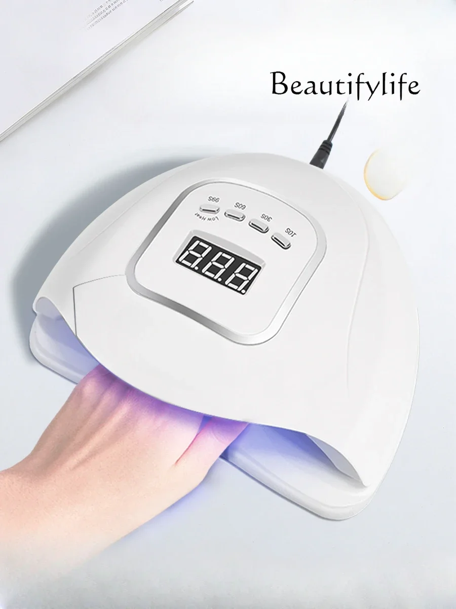 Nail art is exquisite and advanced, new models are not black-handed professional home opening quick-drying nail roasting machine