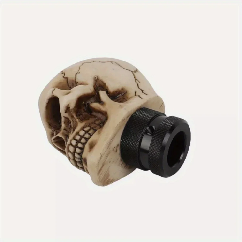 Skull Head Manual Car Gear Stick Shifter Knob Shift Lever Handle Universal