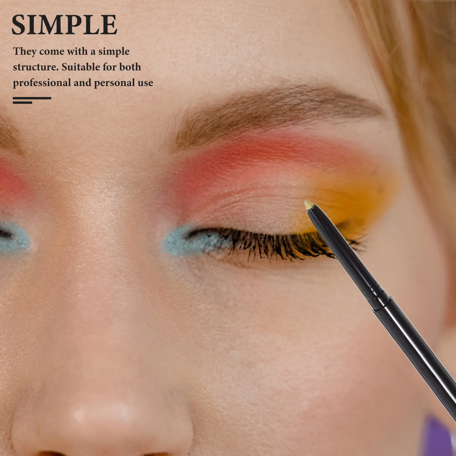 Set di 12 Matite per Sopracciglia, Facili da Usare, Penna Multifunzione per Occhi e Labbra, Matita per Eyeliner, per il Trucco Quotidiano Femminile