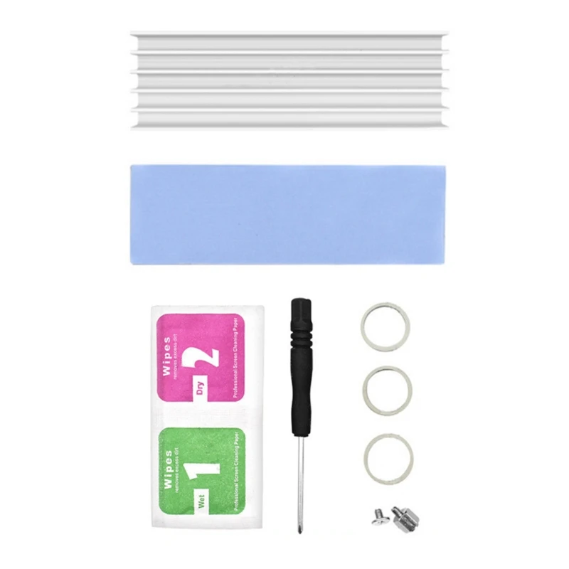 F3MA M2 Dissipatore di calore per  rigido a stato solido Alluminio 70x22x10mm 2280 NVME SSD Dissipatore di calore