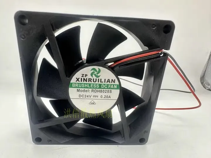 

Бесплатная доставка, оригинальный RDH8025S DC24V 0,20A 80*25 мм инверторный вентилятор охлаждения