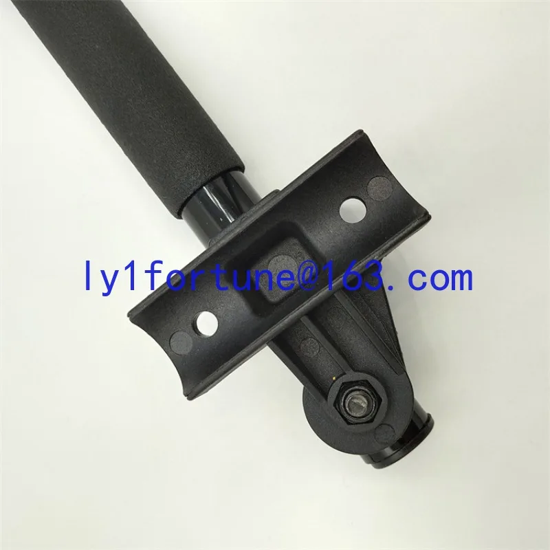 Wheelchair armrest (reinforced type) can be turned up and stood up for load-bearing assistance