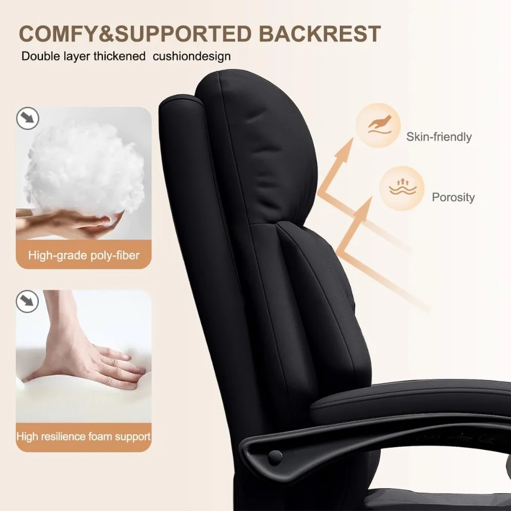 High Back Office Chair Executive Desk Chair with Foot Rest Comfortable Computer Gaming Chairs Swivel Work Chair，Customized