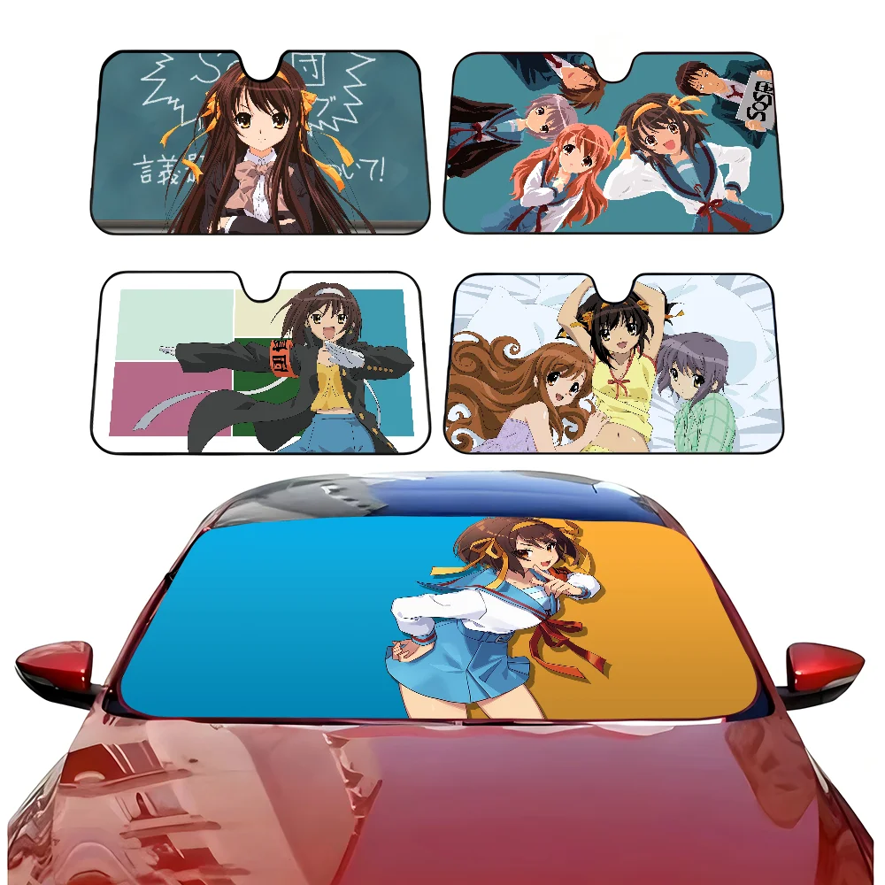 

H-H сегмент S-Suzumiya солнцезащитный козырек, блокиратор солнцезащитного козырька, автоматическая защита крышки, универсальный оконный козырек