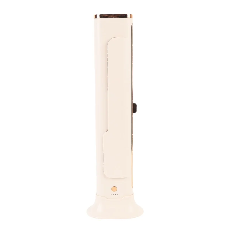 

Small Tower Fan USB Rechargeable Powerful Strong Wind Quiet Portable Bladeless Desk Fan For Home Office Bedroom Travel