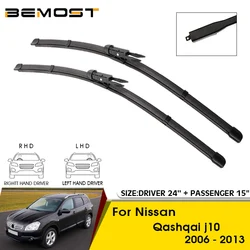 Car Wiper Blades For Nissan Qashqai j10 2006-2013 Windshield Windscreen Front Window Blades 24