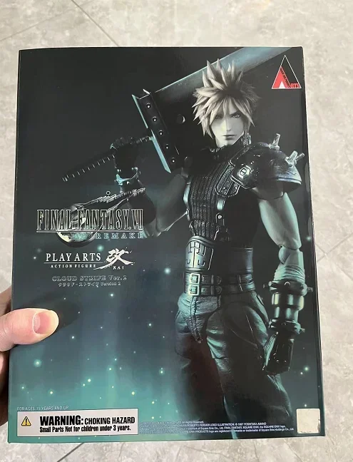 Original SE PlayArts Remake Version 2.0 Cloud Strife Sephiroth Tifa Yuffie Kisaragi Aerith PVC Action Figure Model Toys