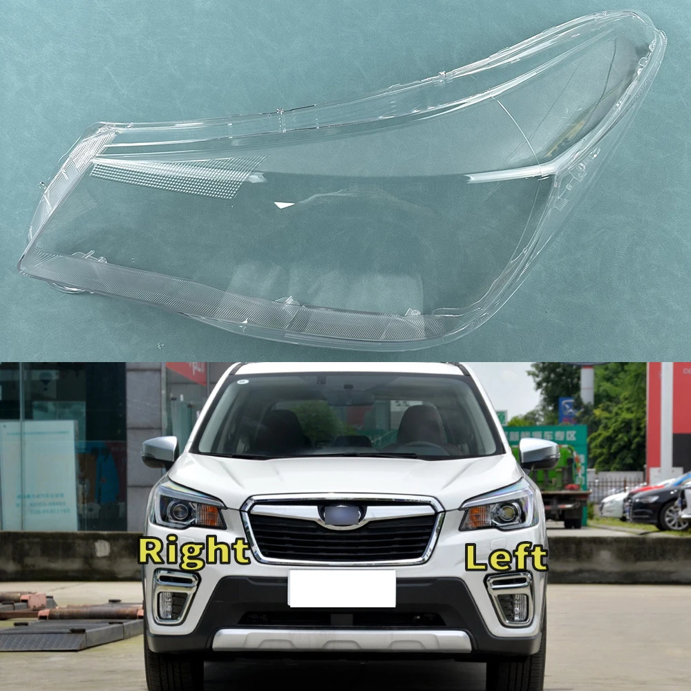 

For Subaru Forester 2016-2018 Car Front Headlight Lens Cover Auto Shell Headlamp Lampshade glass Lampcover Head lamp light cover