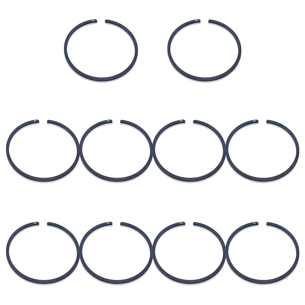 Anillos de pistón para motosierra Husqvarna, pieza de repuesto de 45mm x 1,2mm para 345, 346XP, 353, 350, 351, 537253002, lote de 10 unidades