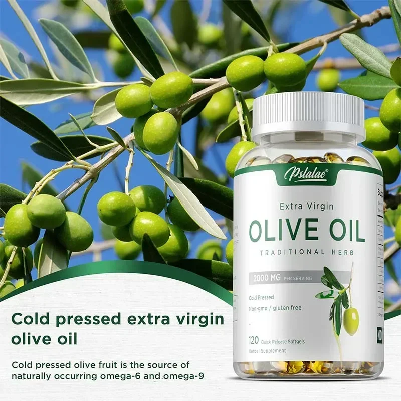 

Olive Oil Supplement - Promote Cell Repair, Reduce Wrinkles, Anti-aging, Boosts Immunity, Supports Brain & Heart HealthSupplemen