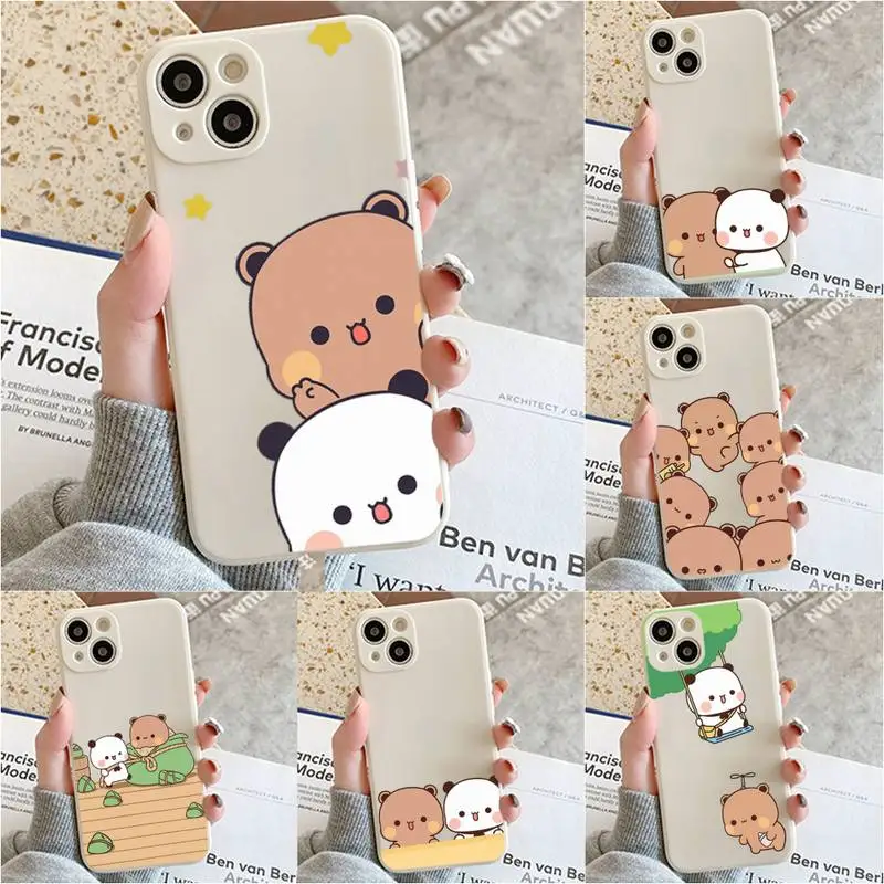 DUDU BUBU Phone Case For Iphone 7 8 Plus X Xr Xs 11 12 13 Se2020 Mini 14 Pro Max White Case