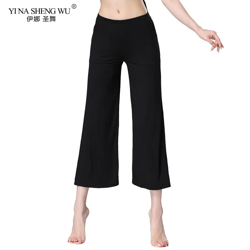 ملابس الرقص الشرقي النساء السراويل مشروط أزياء الرقص الشرقي المرنة سيدة فضفاضة بنطال ذو قصة أرجل واسعة/السراويل اقتصاص الرقص الشرقي النساء