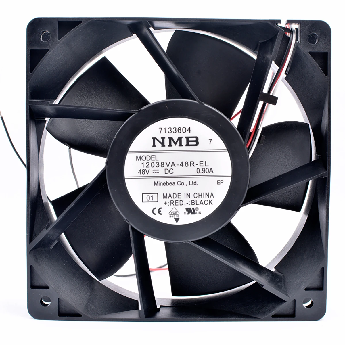 

12038VA-48R-EL 48V 0.90A 1238 3-wire server high air volume cooling fan