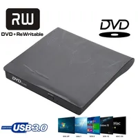 External DVD Player Portable DVD RW Drive CD Burner DVD/CD +/-RW USB 3.0 Compatible con Mac/OS/XP/Vista/Win11/Win10/Win8