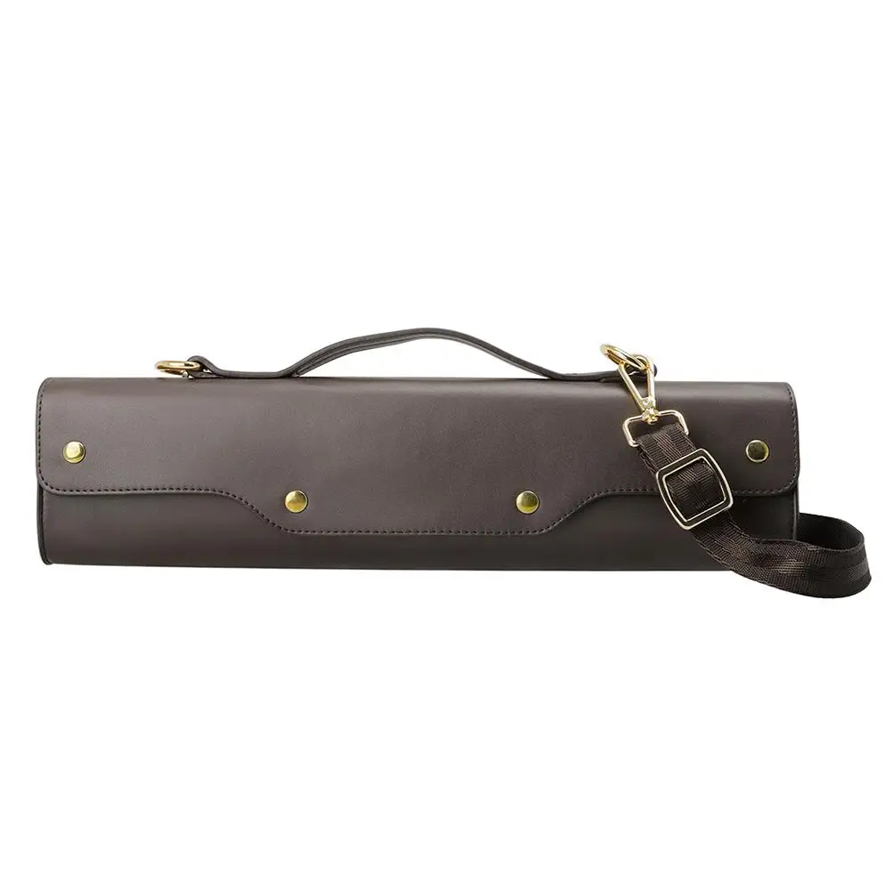 

Flute Carry Bag Waterproof Portable Case Non woven Fabric Coffee Instrument Storage Shoulder Piccolo Durable Dust proof Easy