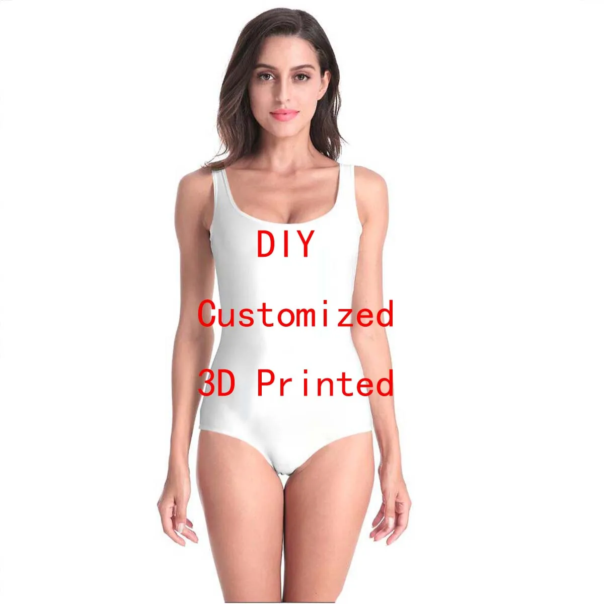 Drop Shipping atasan Tautan VIP DIY anak perempuan wanita satu potong baju renang Premium 3D dicetak Uniqe pantai pakaian renang musim panas