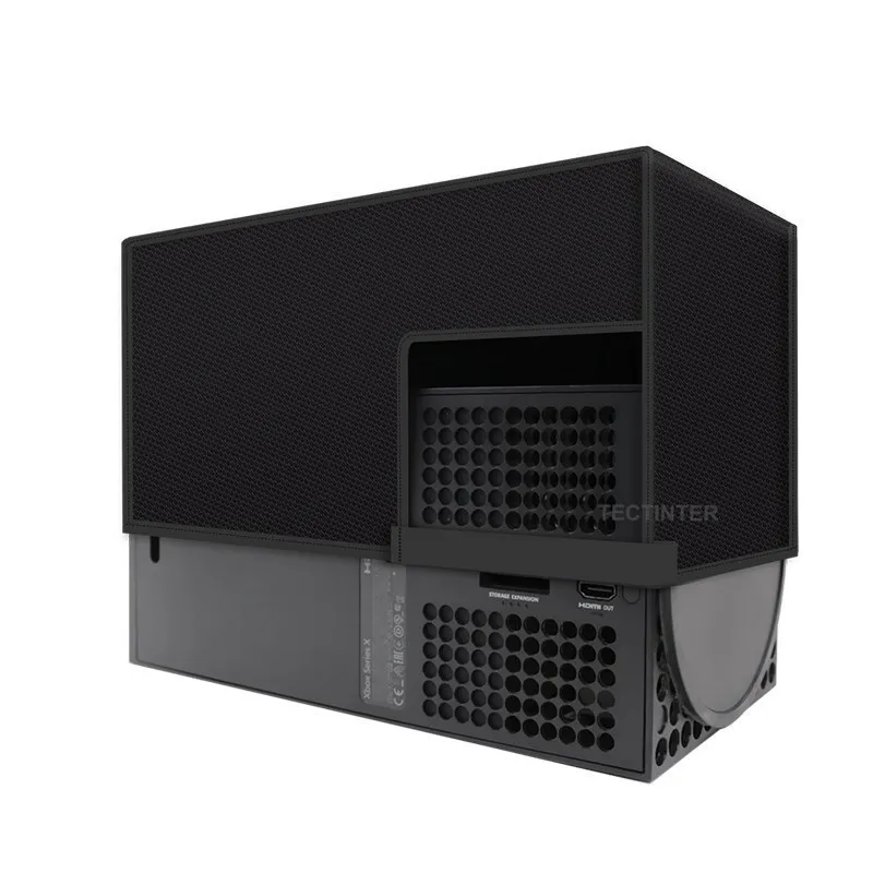 Capa protetora vertical para xbox series x console anti-risco horizontal dustproof capa macia para xbox x console à prova dwaterproof água