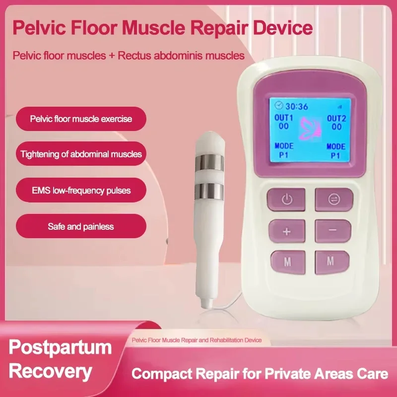 

Kegel Pelvic Muscle Trainer Biofeedback EMG Incontinence Stimulator - Instrument for Strengthening Pelvic Floor Muscles
