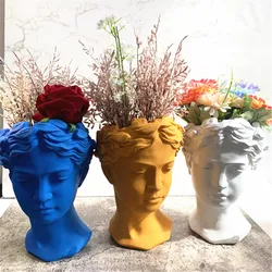 indoor head flower pots venus large cement vase wedding decoration vase floor vase large home decor