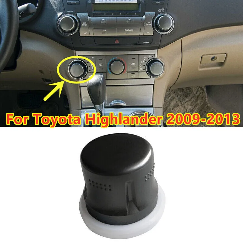 

For Toyota Highlander 2009-2013 Air Conditioning Left Rotary Knob Cover Replace