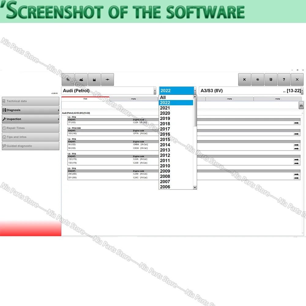 5.00.12 WOW 5.00.8 R2 Sn-ooper Con auto Keygen Strumenti di ispezione software diagnostico Strumento diagnostico ECU Interfaccia di riparazione