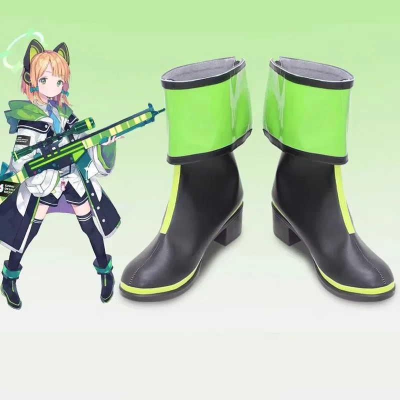 bottes-de-cosplay-blue-archive-saiba-midori-chaussures-en-cuir-pu-pour-hommes-et-femmes-chaussures-de-cosplay-pour-fete-d'halloween