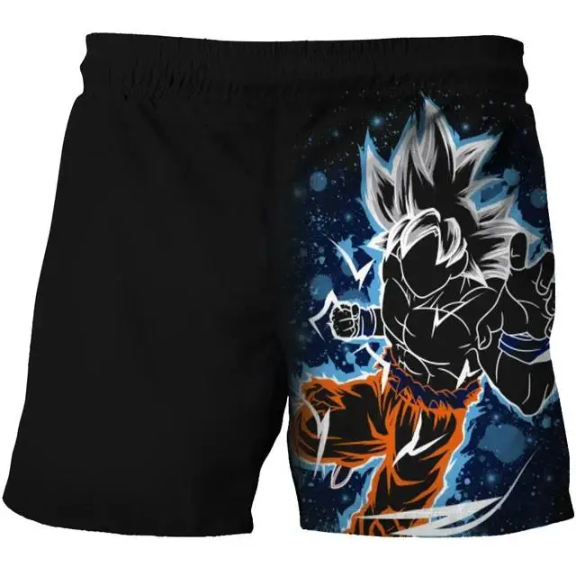 Szorty z nadrukiem 3D na lato 2025 Anime Dragon Ball Gadżety dla fanów anime Lato Dzieci Dorosły Moda Casual Trend Szorty