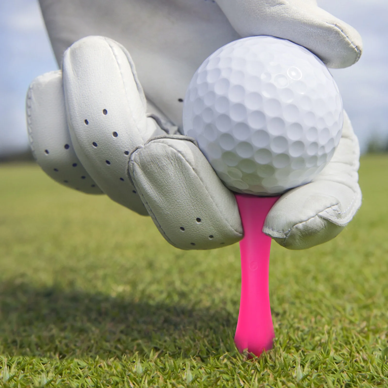 

120 Pcs Colorful Golf Tees Round Shape Golf Ball Holders Training Accessories