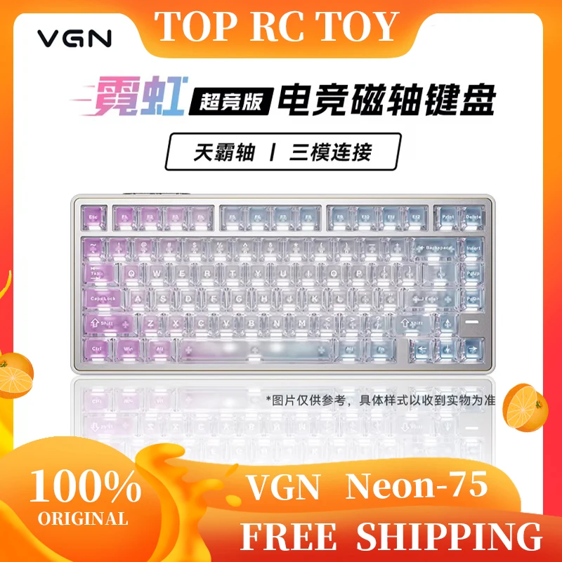 vgn-neon-75-ultimate-tastiera-meccanica-tri-mode-e-sport-interruttore-magnetico-tastiera-da-gioco-8000mah-accessorio-per-pc-﻿-per-giocatori-valorant