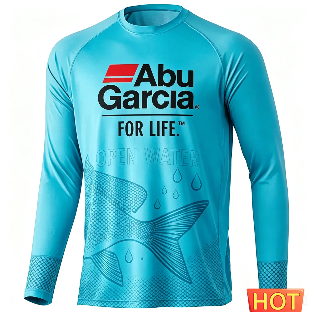 Summer Men's Outdoor Fishing Long Sleeved T-shirt Sunscreen Comfortable Men's Wild Fishing T-shirt Cotton Comfort T-shirts tops gallery 4
