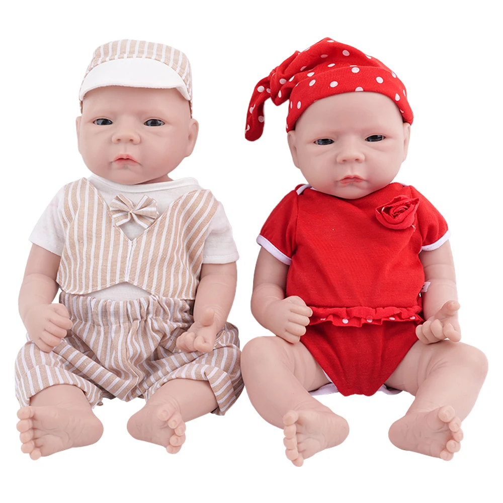 IVITA WG1564 46cm 2.99kg 100% Full Body Silicone Reborn Baby Dolls 3 Colors Eyes Choices Realistic Baby Doll for Children Toys