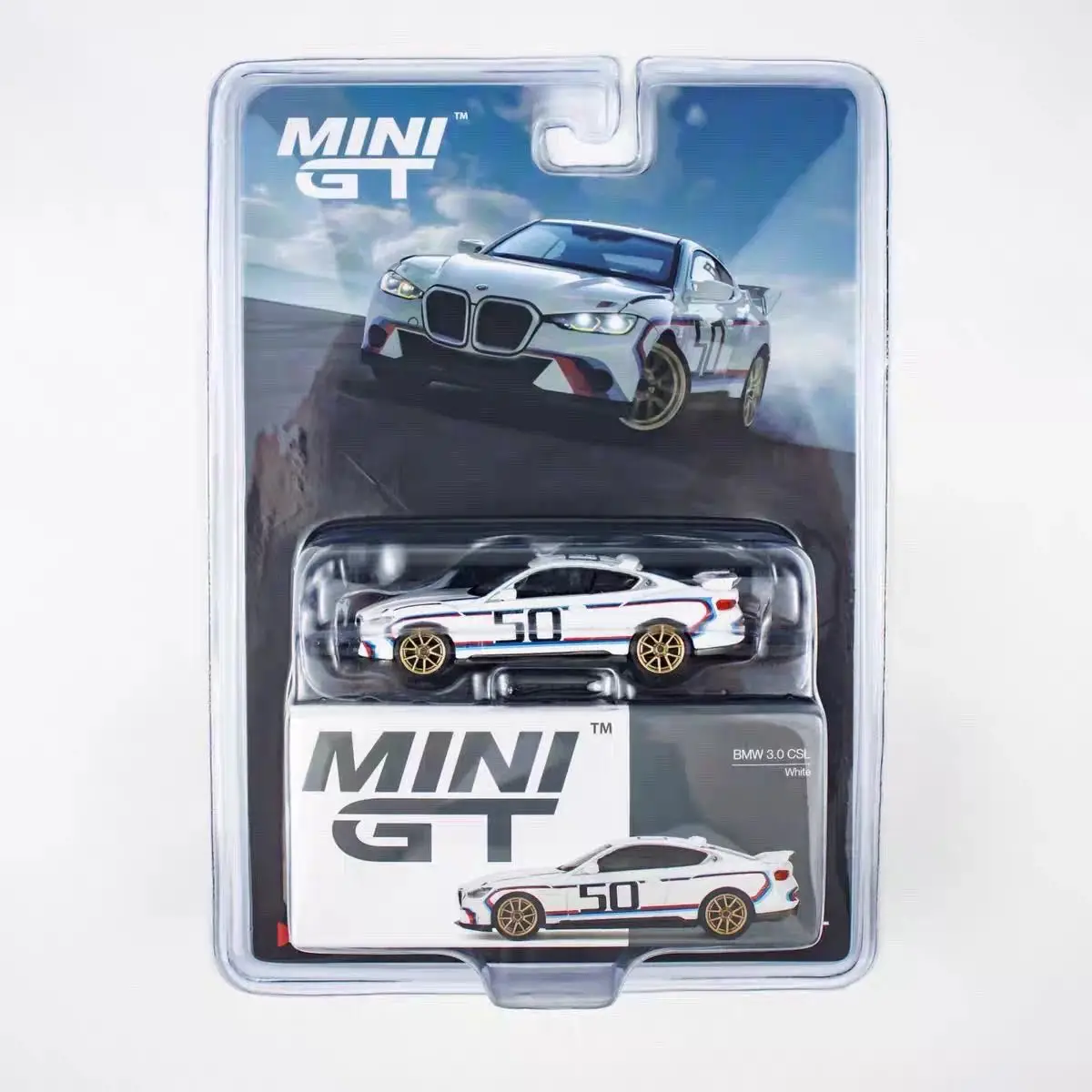 

MINIGT 1:64 BMW Model Car - 3.0 CSL 863 Alloy - Collectible Decoration Piece - Boys' Gift