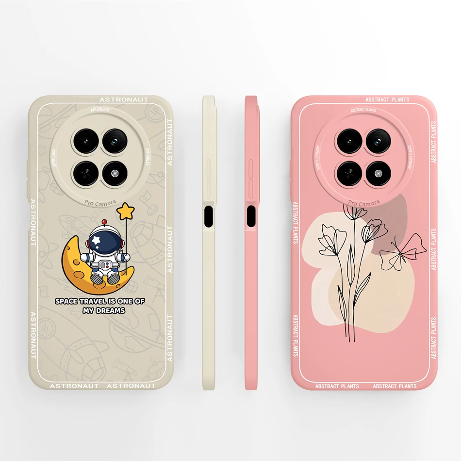 For Realme 12 Lite 12X Case Cute Panda Phone Cover For Oppo Realme12 12 X 12Lite Full Protection Soft Liquid Silicone Back Cover